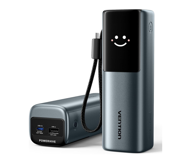 Vention Powerbank Powerhive Series 20000mAh 165W + kabel USB-C 240W - 1543395 - zdjęcie